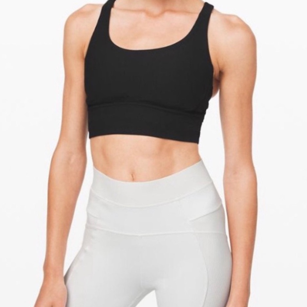 Lululemon energy bra size 6. Worn twice.